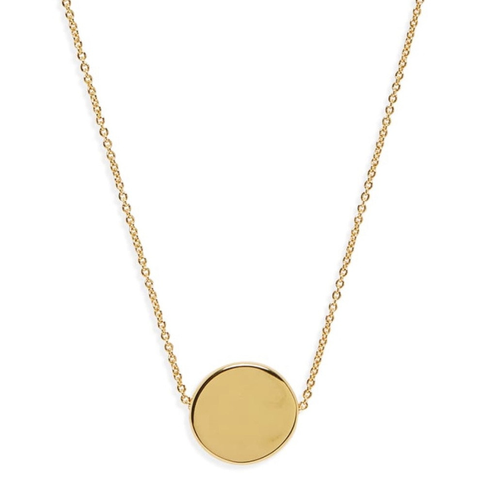 Gorjana Jagger Circle Pendant Necklace